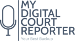 My Digital Court Reporter Logo